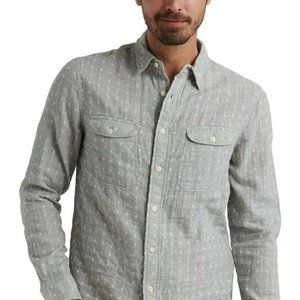 Lucky Brand Heathered Double Weave Shirt XL